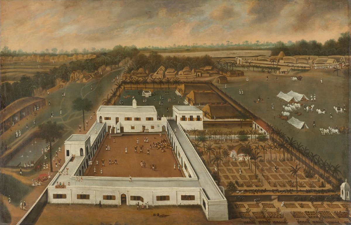 A Dutch Factory in Bengal, probably Cossimbazar