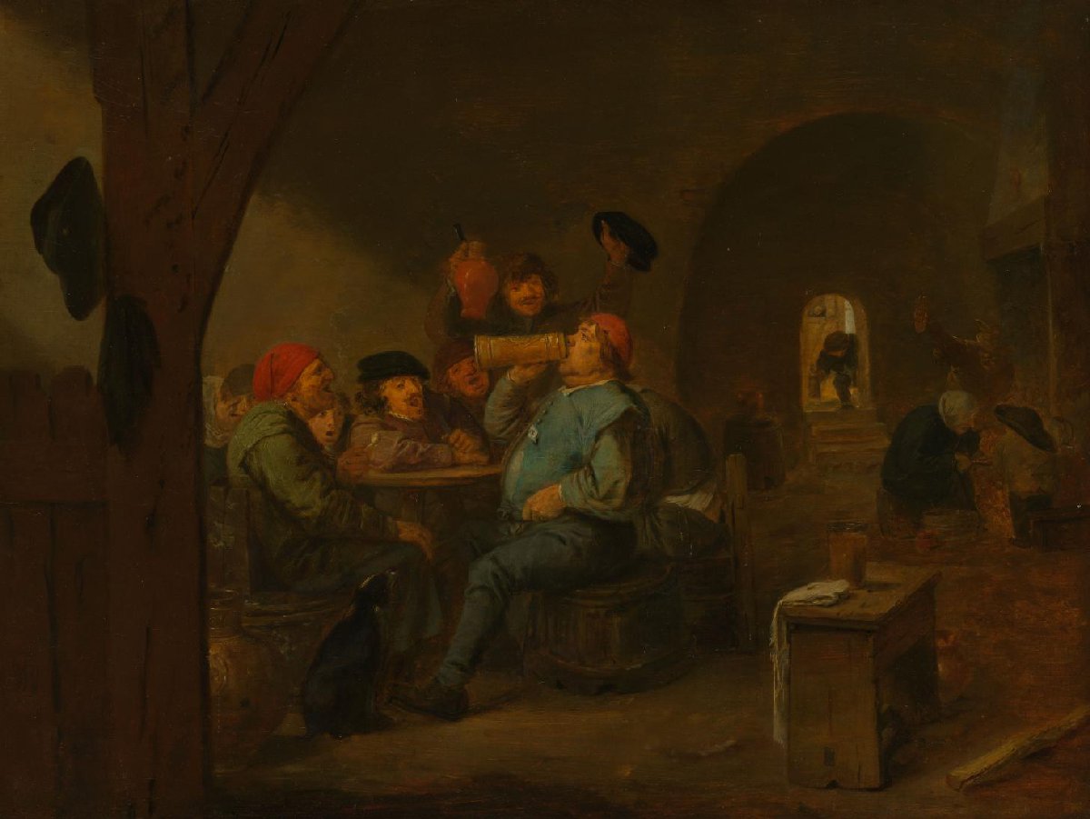 Drinking Bout in a Tavern