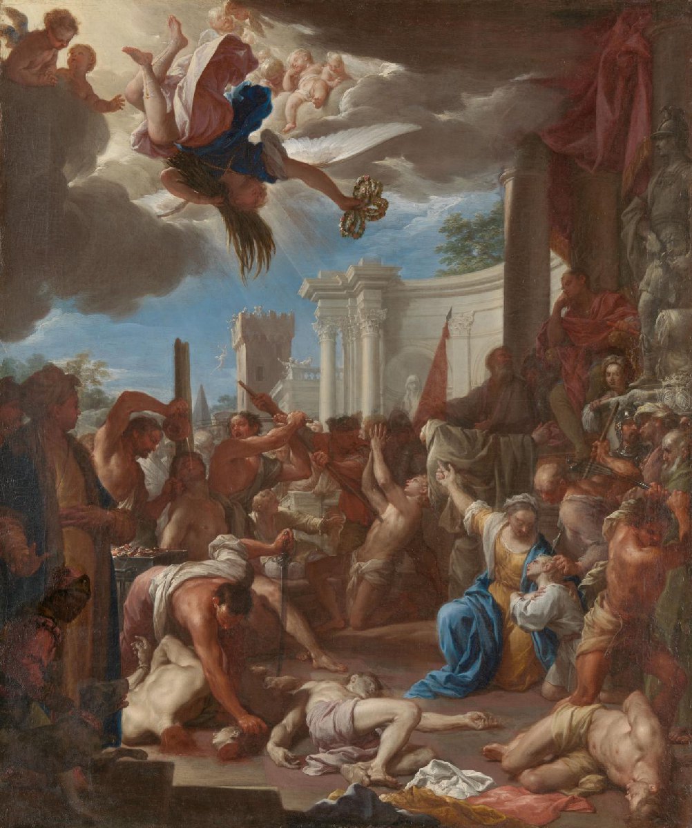 Het martelaarschap van de zeven broers, de zonen van de heilige Felicitas