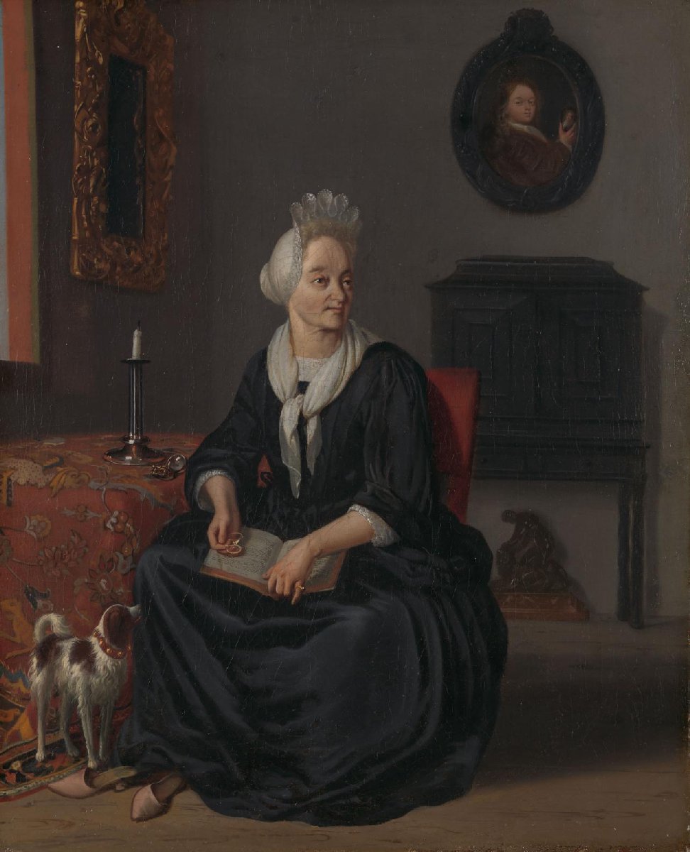 Anna de Hooghe (1645-1717). The Painter's fourth Wife