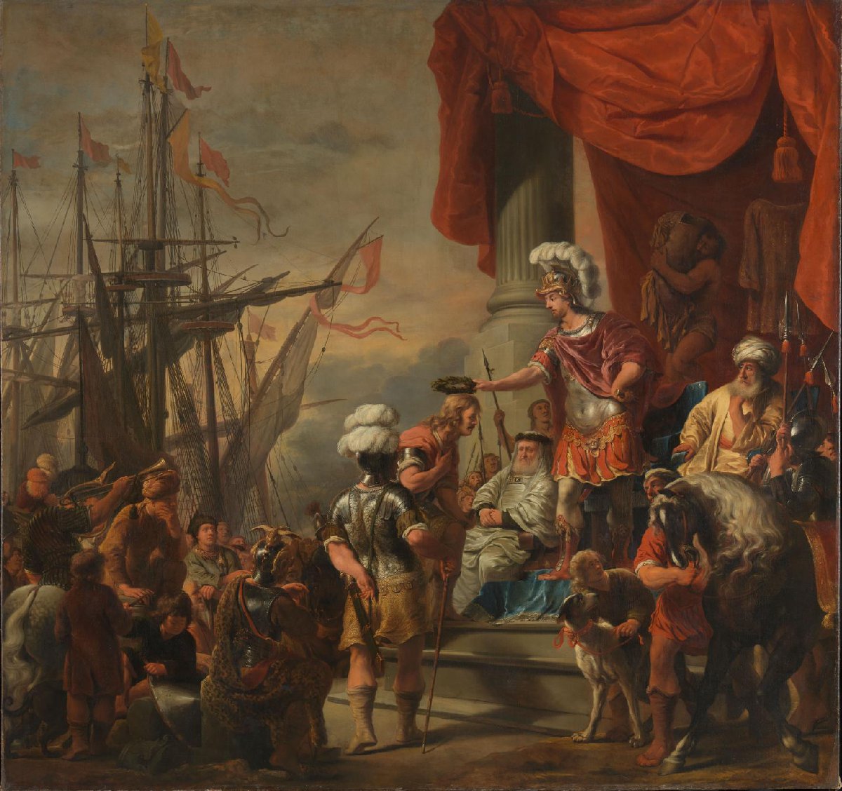 Aeneas kroont Cloanthus