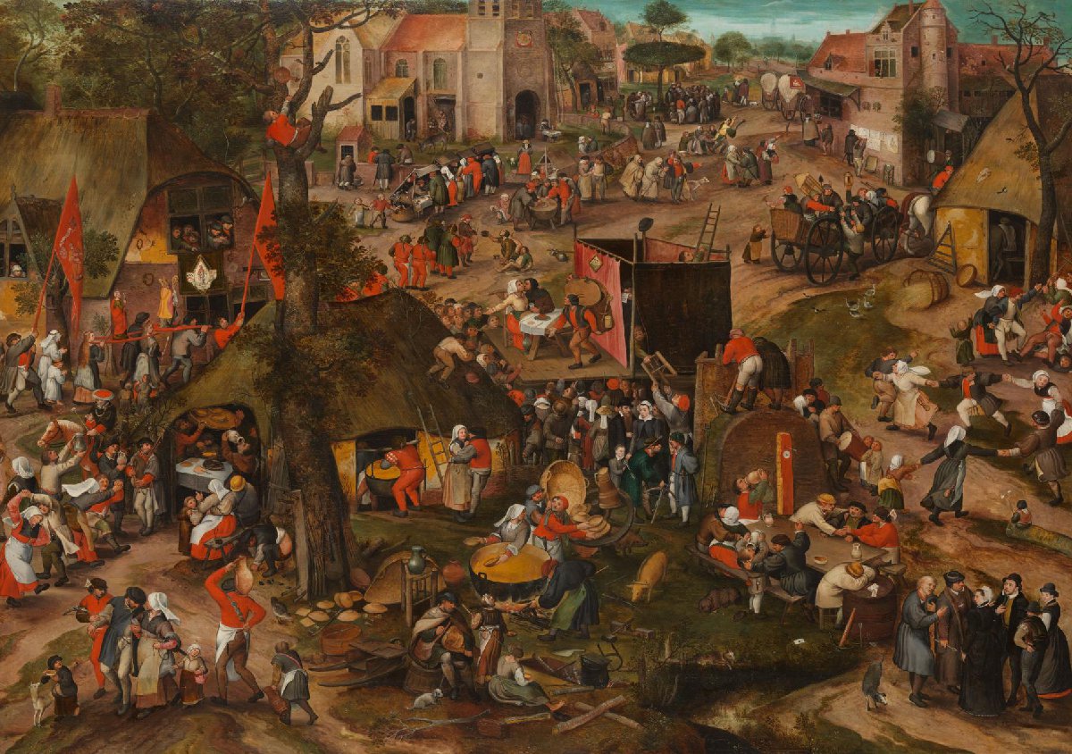 A Flemish Kermis with a Performance of the Farce ‘Een cluyte van Plaeyerwater’
