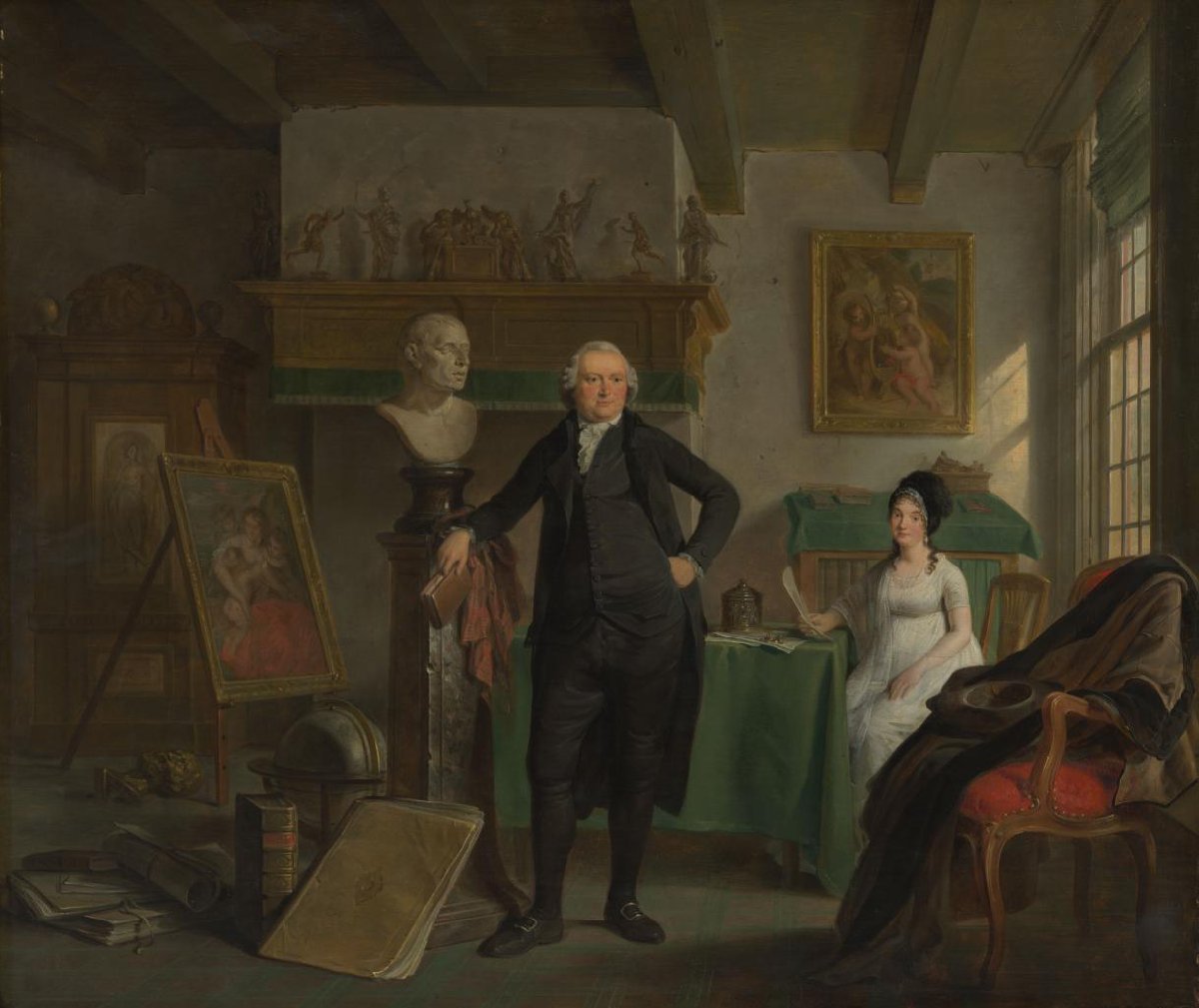 Portret van Jan de Bosch en Margaretha Kroon