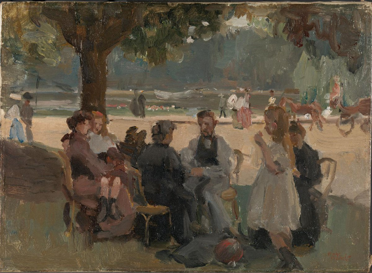 In the Bois de Boulogne near Paris
