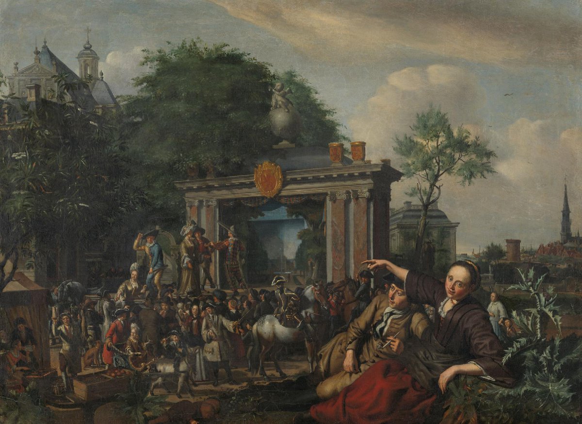 Toneelvoorstelling in de open lucht