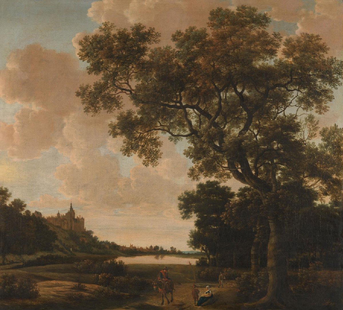 Landscape with the Schwanenburg, Cleves