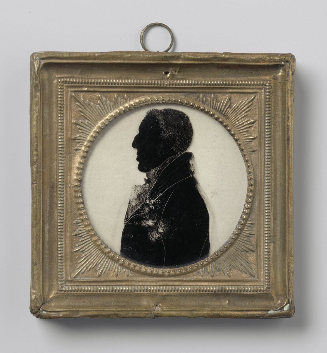 Silhouet portret van Arthur Wellesley, Duke of Wellington (1769-1852)
