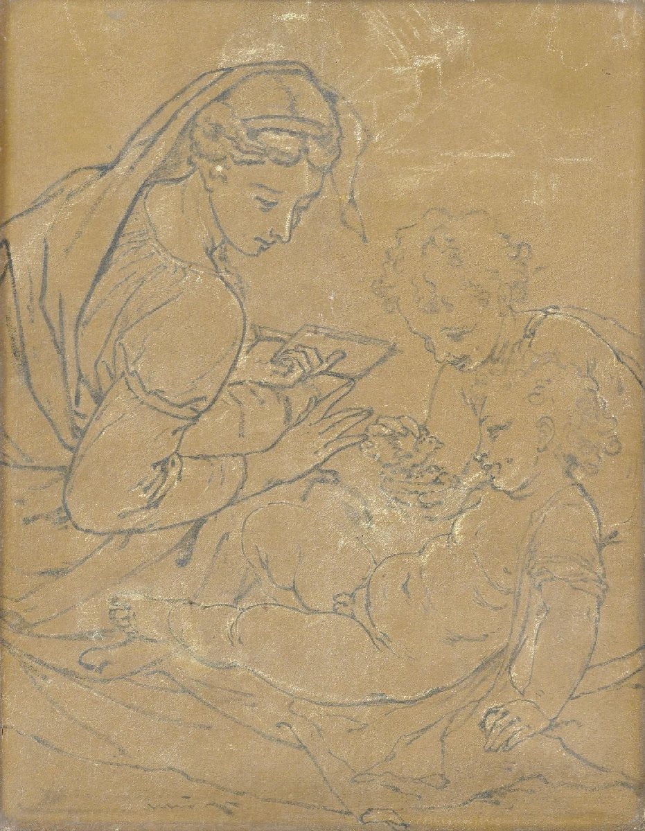 Madonna and Child with St John