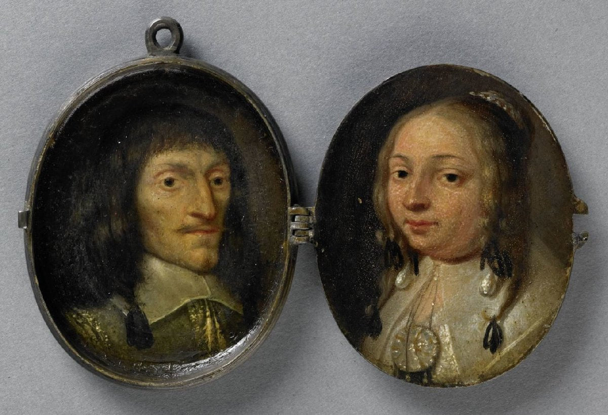 Portret van een man en een vrouw