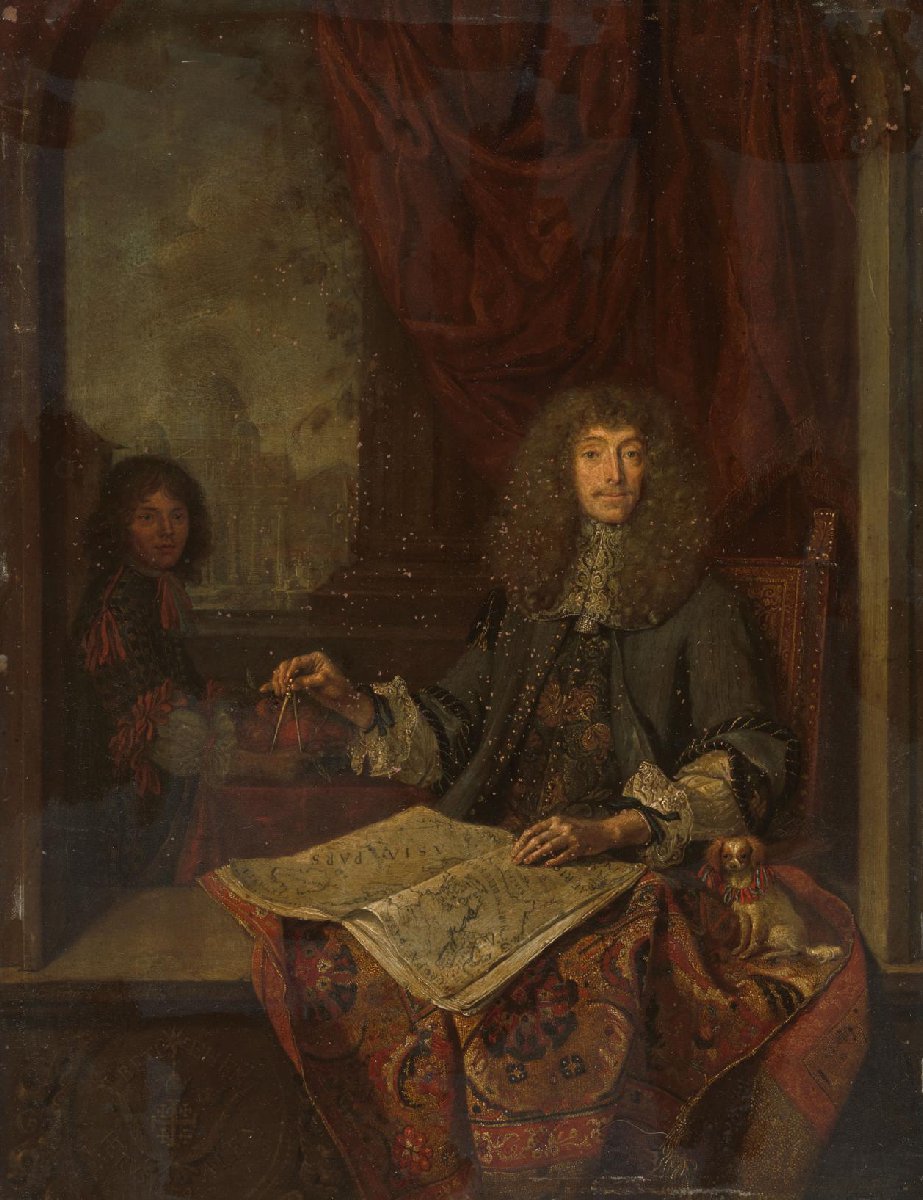 Portrait of Carel Quina (1622-89), Knight of the Holy Sepulchre and Amsterdam-born explorer of Asia