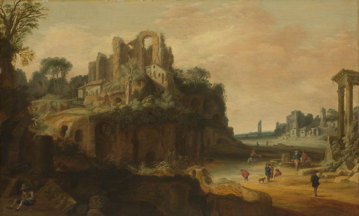 Roman Landscape with Ruins