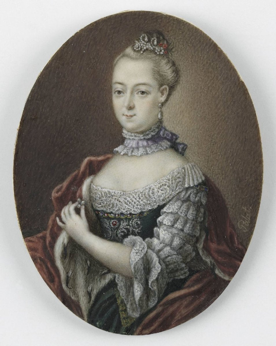 Frederica Carolina van Brandenburg (1735-91). Dochter van hertog Franz Josias van Saksen Coburg Saalfeld