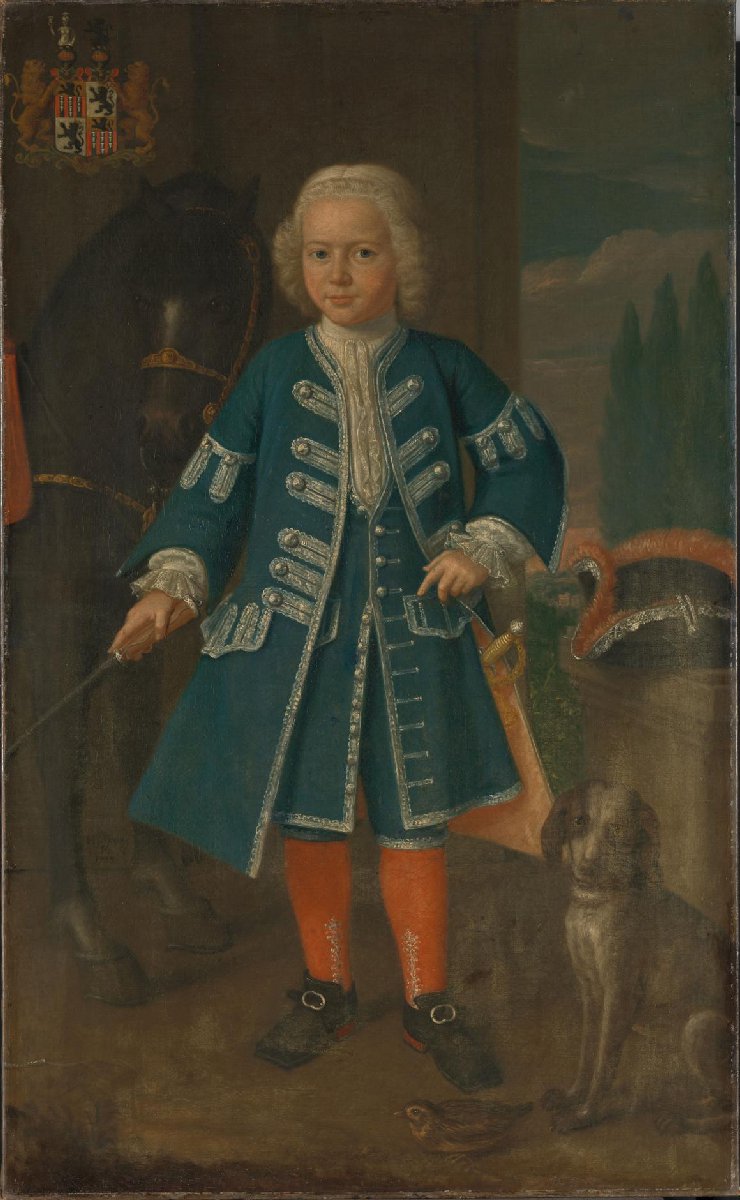 Portrait of Diederik van Hemert, Lord of Babyloniënbroek at six years of age